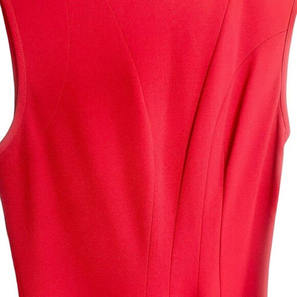Derek Lam | Sleeveless Red Fit & Flare Midi Dress Size S | EUC - Picture 7 of 12